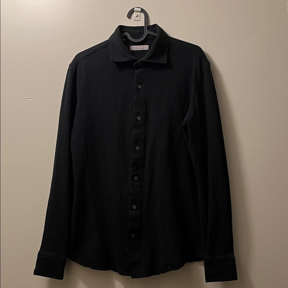 LUCA FALONI Men’s Black Siena Shirt